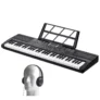 Piano elétrico portátil SucceBuy 61 teclas | Teclado digital