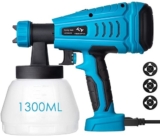 Pistola de Pintura 550W com fluxo de 1200 ml/min a 26,9€ desde Espanha