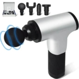 Pistola relaxamento muscular sem fios com 4 cabeças e 6 velocidades desde Amazon por 21,66€