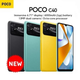 Poco c40 – 4/64 GB smartphone 6000mah bateria 6.71″ display