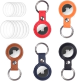 Porta Chave para Airtag 5 peças + 5 películas protetoras Airtag por 4,99€
