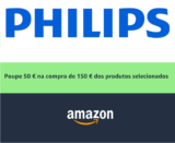 Amazon desconto Philips, 50€ desconto +150€ seleção artigos