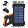 Power Bank Solar capacidade 20000mah mah