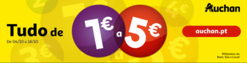 AUCHAN Grande Seleção de produtos de 1€ a 5€