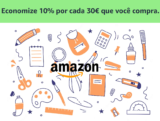 Economize 10% por cada 30€ em material escolar