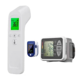 Medidor pressão arterial + termómetro sem contacto  + oxímetro dedo por 18,59€