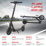 Trotinete EYU E9SM 200W Electric Scooter max speed 25 km/h, 12 km autonomia