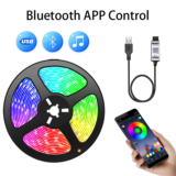 Fita de luzes Led RGB Bluetooth 5 metros por 6,7€