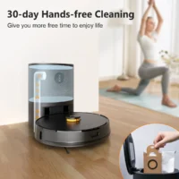 Robô aspirador IMOU com esvaziamento automático