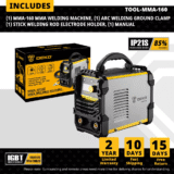Deko dc inversor soldador de arco 220v MMA-160AE