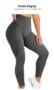 Calças desportivas Leggins com cinta alta para mulher