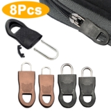 8 pcs substituição zíper, para casacos mochilas etc