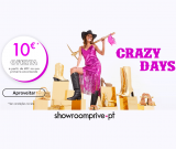 10€ desconto na tua primeira encomenda na Showroomprive, em compras mais de 40€