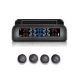 Sistema Solar Monitorização Pressão e Temperatura dos Pneus em Tempo Real com 4 Sensores ABS por 19€