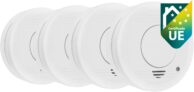 Smartwares Detector de fumo, 1 ano de bateria incluída (USADO COMO NOVO)
