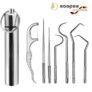 Set de limpeza dentaria com estojo de transporte (7 unidades)