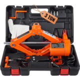 SucceBuy Macaco Elétrico 3T | 12V Macaco Portatil Auto