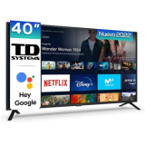 TD Systems Smart TV HD, AndroidTV Official Google Chromecast de 32″ a 136,6€