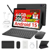 Tablet Android 10 Polegadas, 20GB + 64GB Expansível até 1TB, WIFI6