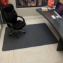 Tapete para cadeira gamer 90x120cm, quarto, sala de estar e escritório em várias cores