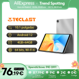 TECLAST P25T Tablet Android de 10 polegadas, 4 GB RAM+64 GB ROM
