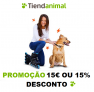 Tiendanimal Promoção 15€ OU 15% Desconto (a partir do dia 04-02)