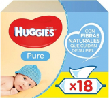 Toalhitas Hugguies Pure 18 x 56 (1008 uni) ou 10 x 56 (560)