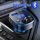 Transmissor FM dupla saída USB 3.1a + 1.0a Bluetooth 5.0