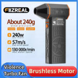 Ventilador turbo sem escovas fiizreal x50, 240w