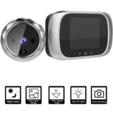 Oferta Amazon! Visor para porta com câmara, visão noturna, Campainha, ecrã de 2,8″ por apenas 35,9€