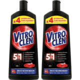 Vitroclen creme limpa placas de Vitroceramica, ação protetora e desengordurante – (2 x 450 ml)