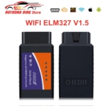 Ferramenta de Diagnóstico para Carros WI-FI / Bluetooth ELM327 V1.5 OBD2 Scanner