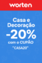 WORTEN Casa e Decoração | Desconto -﻿20% com o Cupão