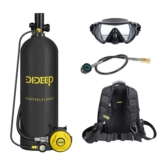Equipamento de mergulho portátil DIDEEP de 4L Tanque de ar