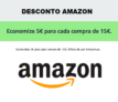 Desconto AMAZON 5€! Ganha 5€ de desconto em 15€!