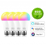 Pack de 4 Lâmpadas LED RGB 15W desde Espanha por 30,66€ ou por 24,44€ desde a China