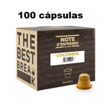 Pechincha! 100 cápsulas Note café Colômbia compatíveis com Nespresso por apenas 10,52€