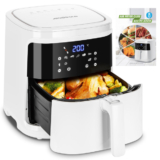 Aigostar Fritadeira White Cube – Fritadeira sem oleo 7L 1900W